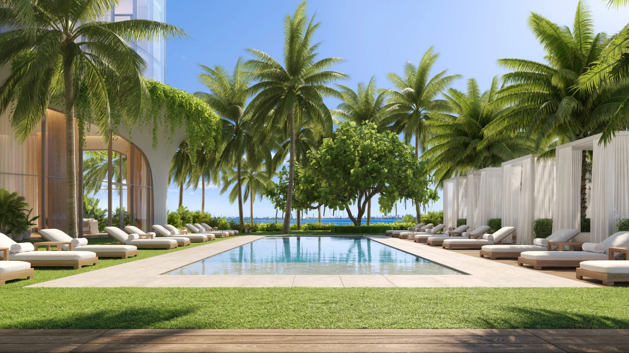 Pool deck planned for EDITION Residences Miami Edgewater