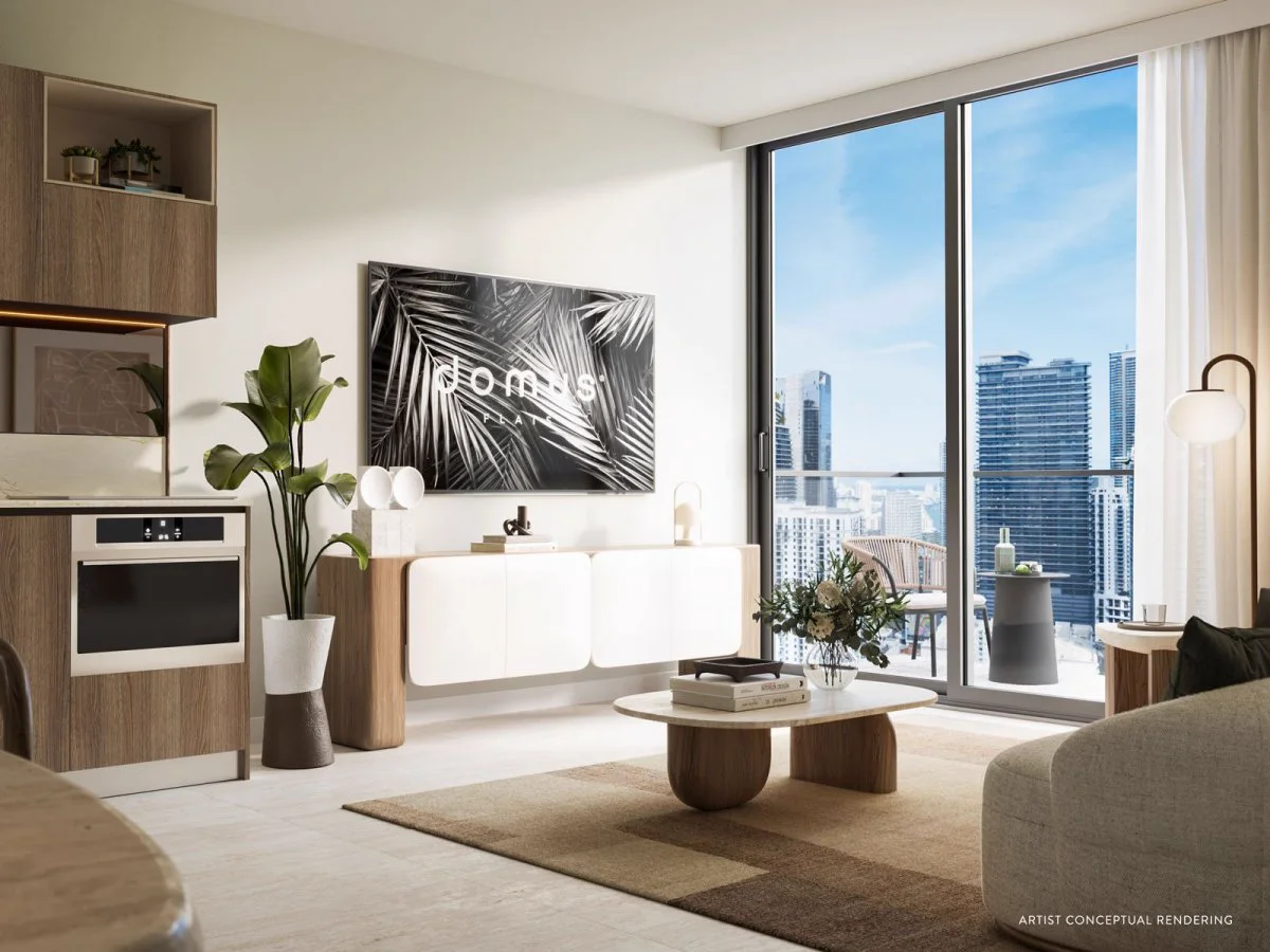 Premium integrated kitchen at Domus Brickell Center