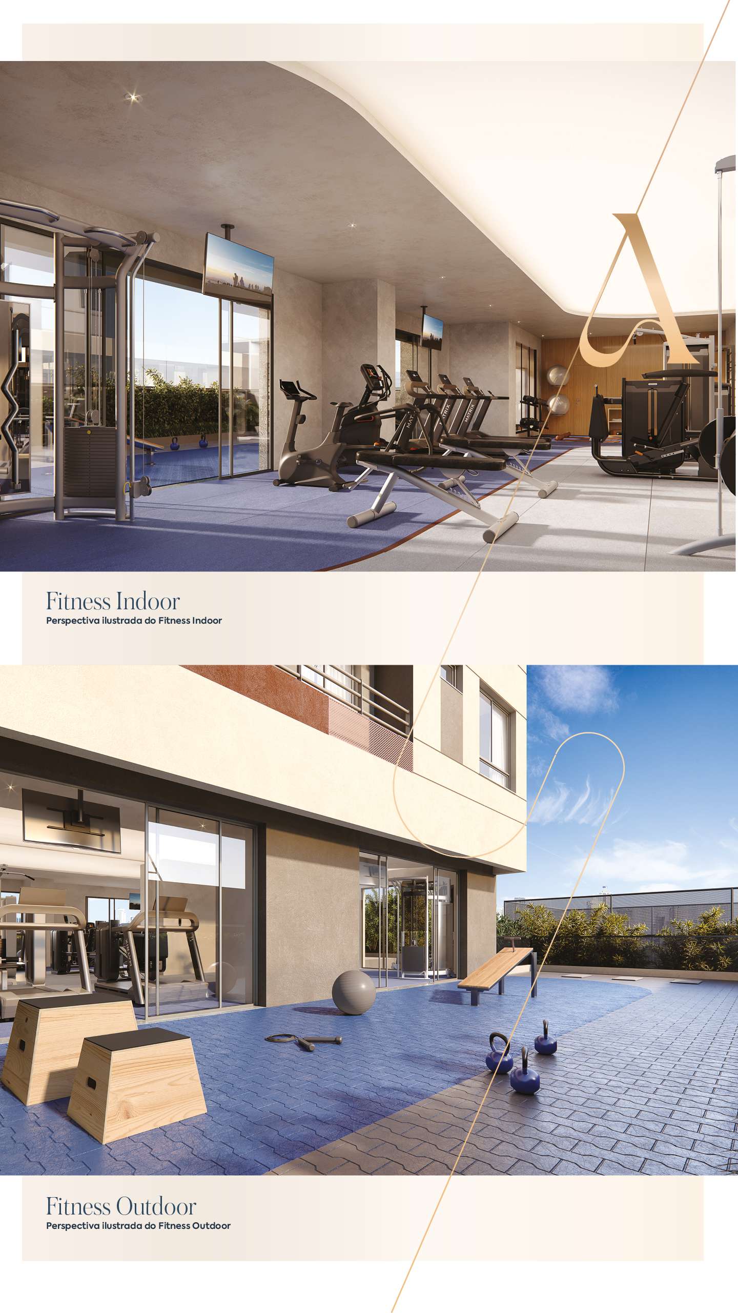 Fitness indoor e outdoor do Amáz Alphaville