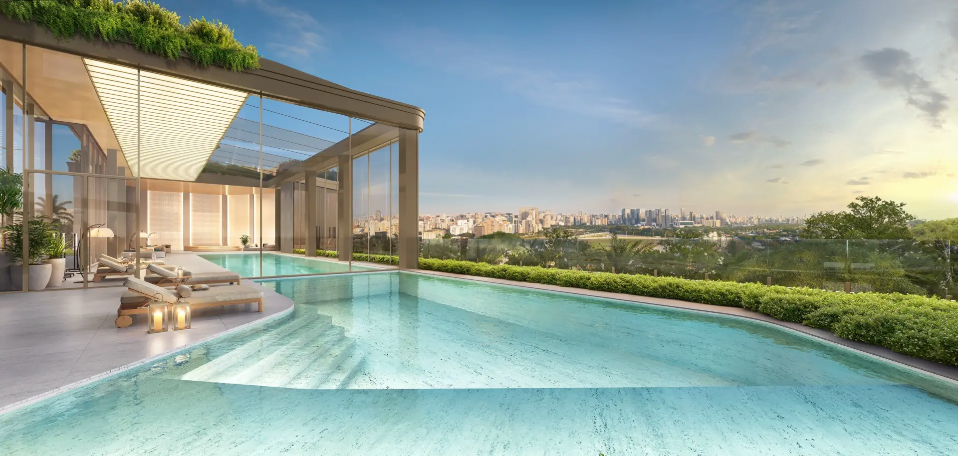Piscina do Vista Cyrela Furnished by Armani/Casa no Jardim Guedala