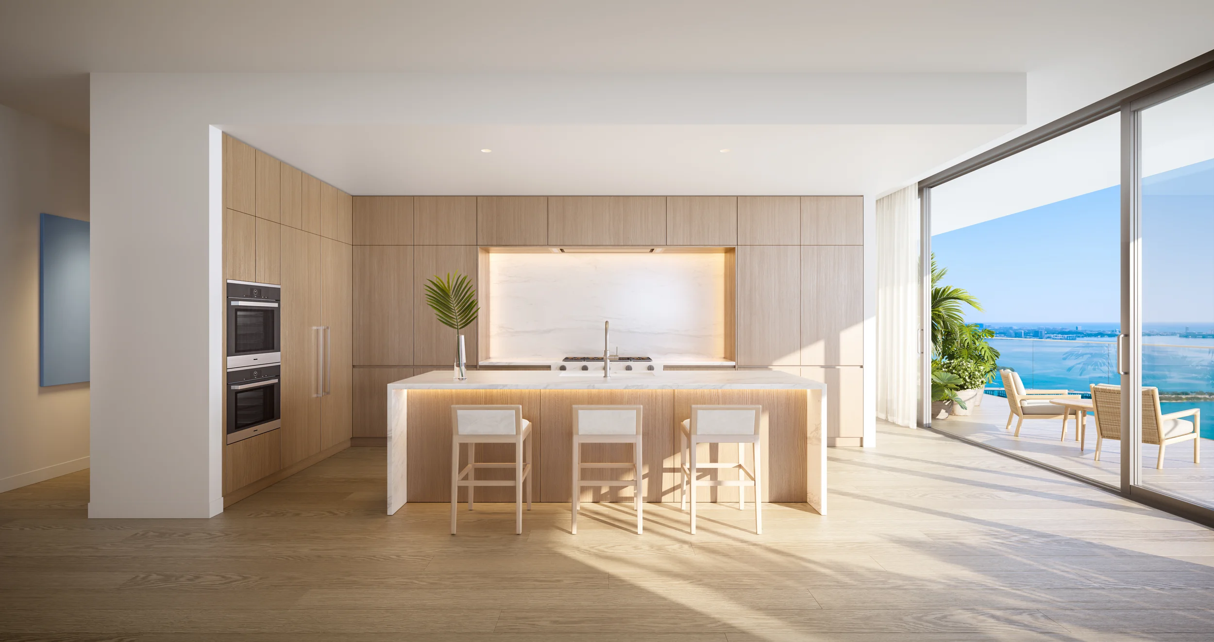 Italkraft kitchen at EDITION Residences Miami Edgewater