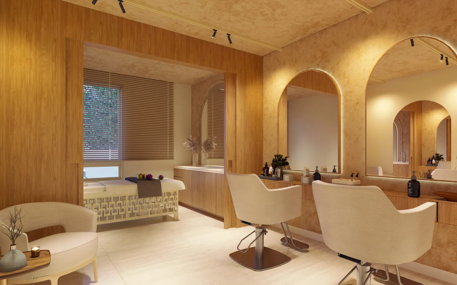 Espaço beauty com sala de massagem do The Selection Moema