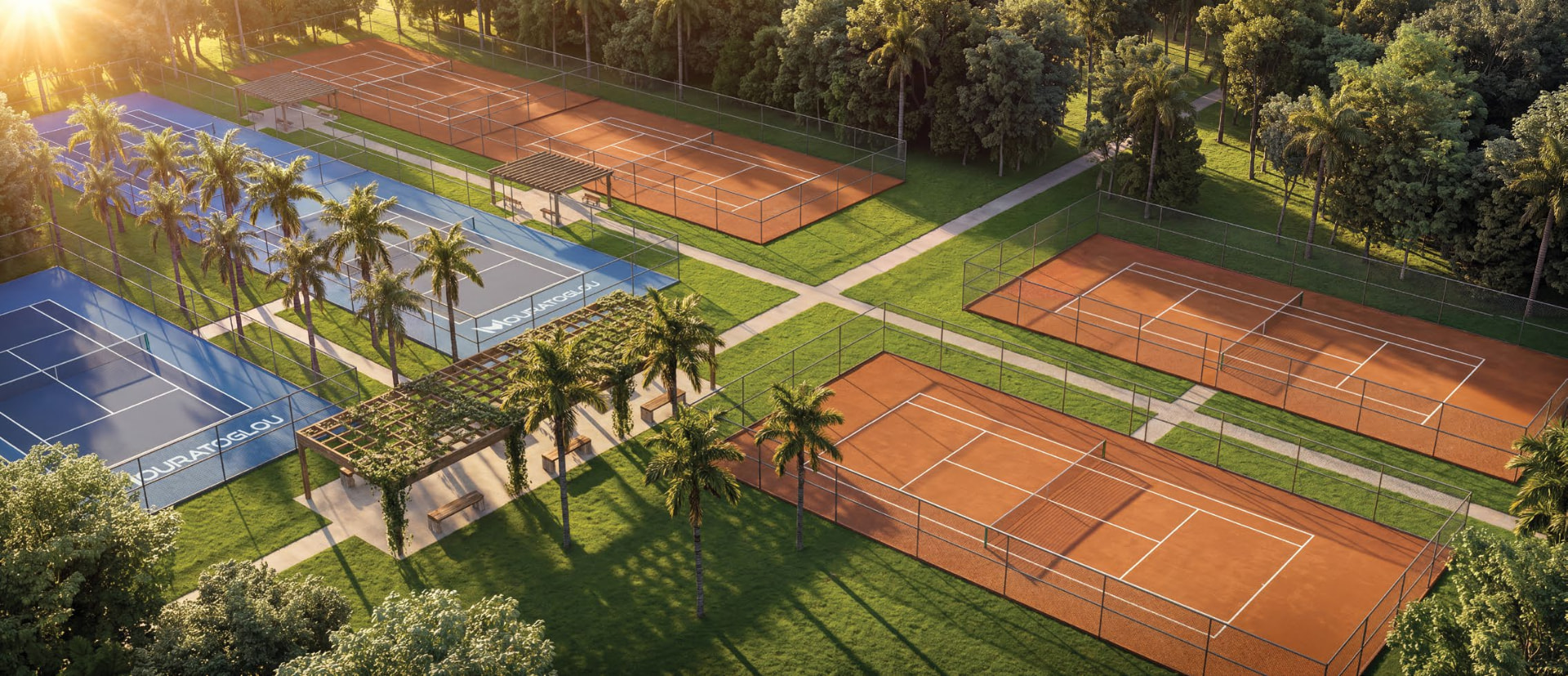 Mouratoglou Tennis Center São Paulo: quadras rápidas e de saibro no Heritage Riviera Porto Feliz