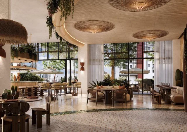 Garden lounge at Domus Brickell Center
