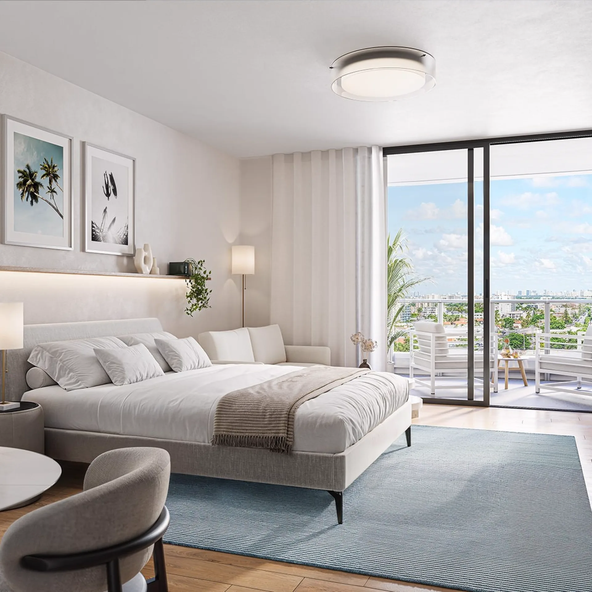 Model residence at Ella Miami Beach in North Beach