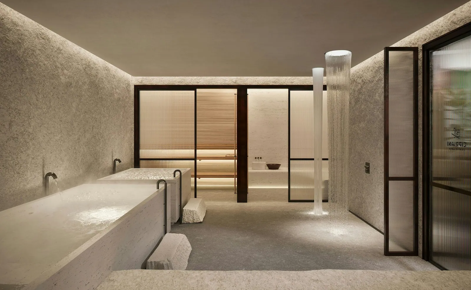 Spa treatment suite with sauna access at Cipriani Residences Miami
