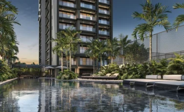 Piscina adulto do Duo Stay Residence em Alphaville
