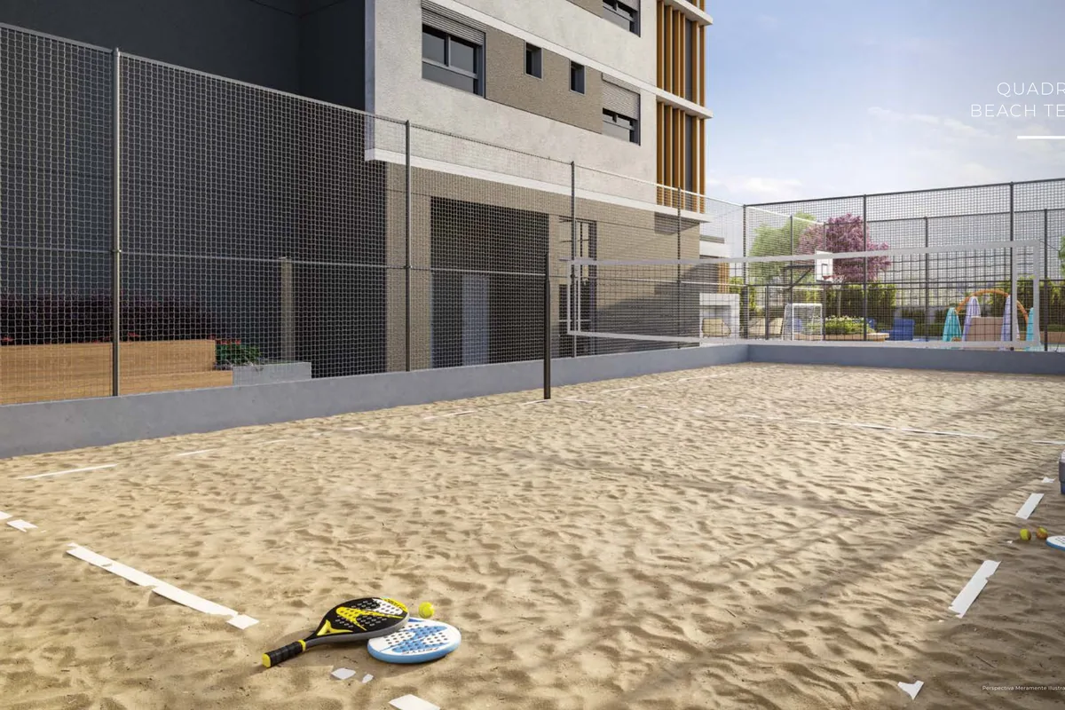 Quadra de beach tennis do Open View 47